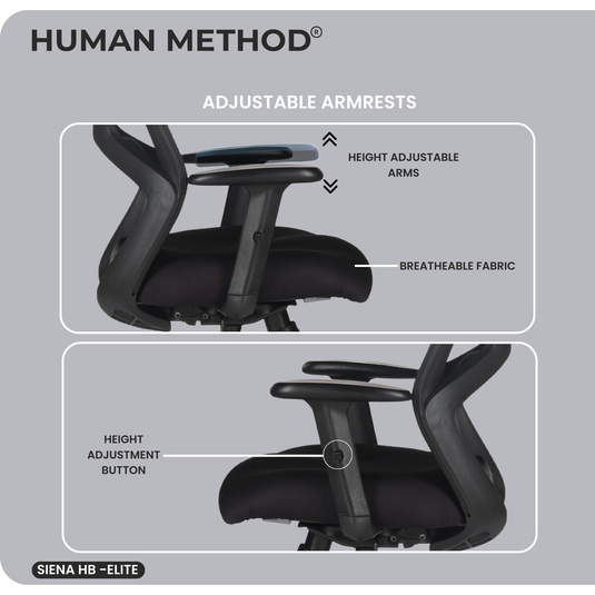 SIENA ELITE ERGONOMIC HIGH BACK REVOLVING OFFICE CHAIR