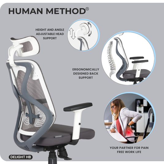 DELIGHT PREMIUM HIGH BACK REVOLVING OFFICE CHAIR