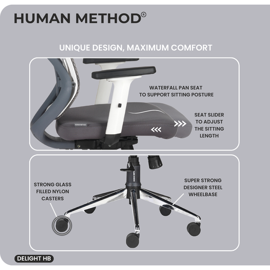 DELIGHT PREMIUM HIGH BACK REVOLVING OFFICE CHAIR